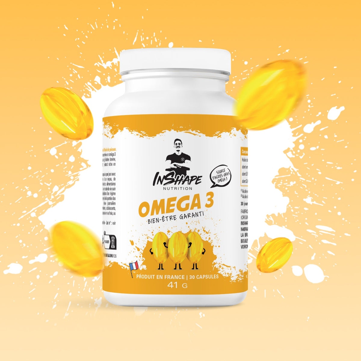 Oméga 3 — lot de 2 piluliers de 30 capsules
